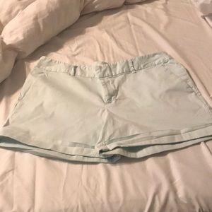 Maison Jules seafoam green shorts
